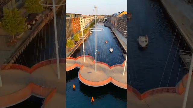 Необычный мост в Копенгагене, Дания🇩🇰