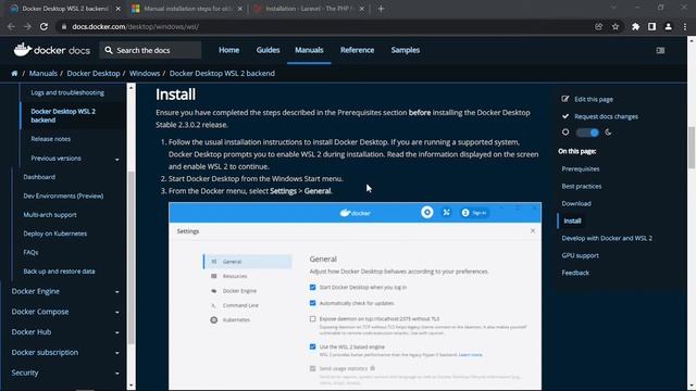 Install Laravel Sail on Windows WSL2