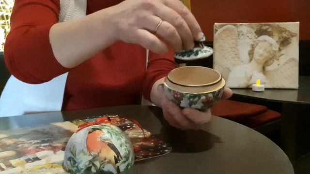 Шарик-сюрприз. Рождество. Новый год. #handmadeNadin