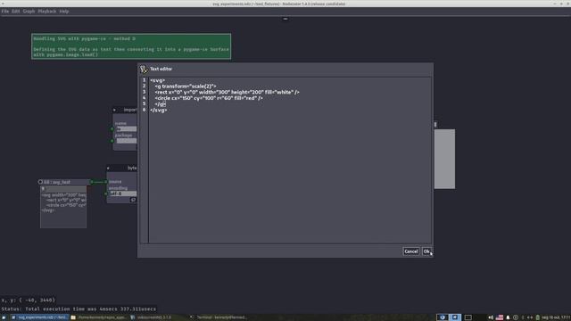 Nodezator Demo - SVG experiments - IndiePython clips
