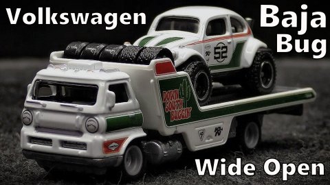 Volkswagen Baja Bug & Wide Open Модель машины Масштаб 1:64  Hot Wheels Мини-копия автомобиля