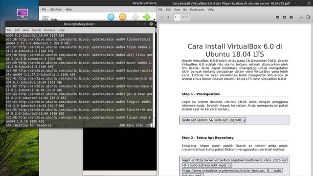 Tutorial Install Phpvirtualbox di Ubuntu server 18.04 LTS - part1