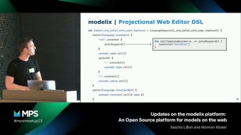 MPS Meetup 2023 - Updates on the modelix platform: An Open Source platform for models on the web