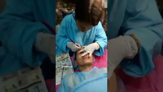 microblading... permanent eyebrow...