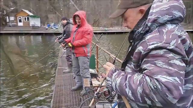 Рыбалка сегодня сложная, тем ценнее каждая пойманная рыба. Клёвое место, Лосиный остров.