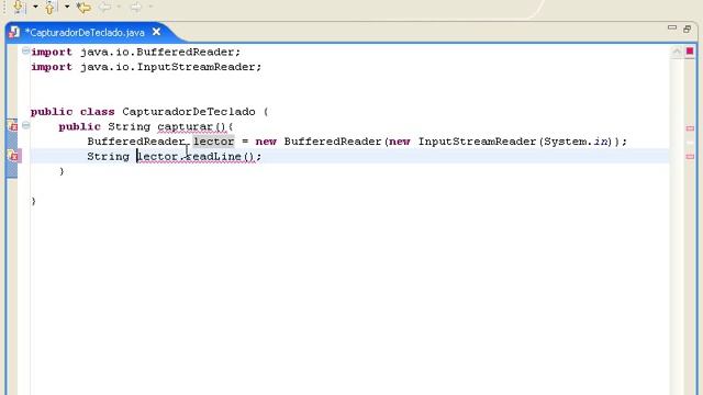 Capturando desde el teclado con BufferedReader
