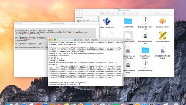 mac question mark folder Firmware update screen recording