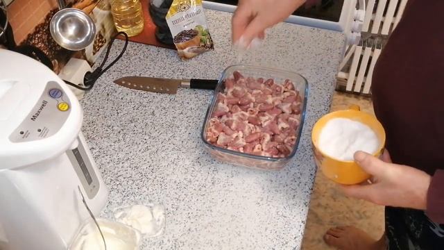 Куриные сердечки в духовке.
