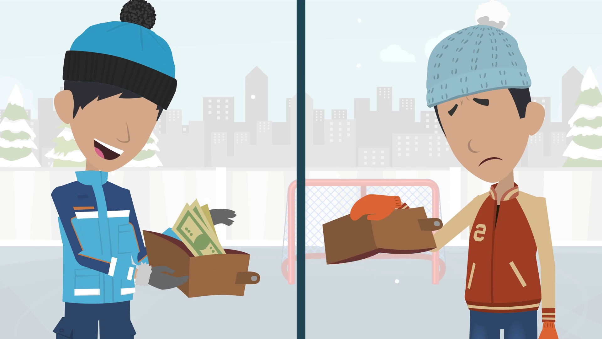 Богатый школьник | Бедный школьник