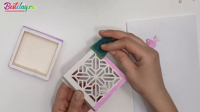 Мастер-класс: Весенний декор шкатулки красками Marabu.
