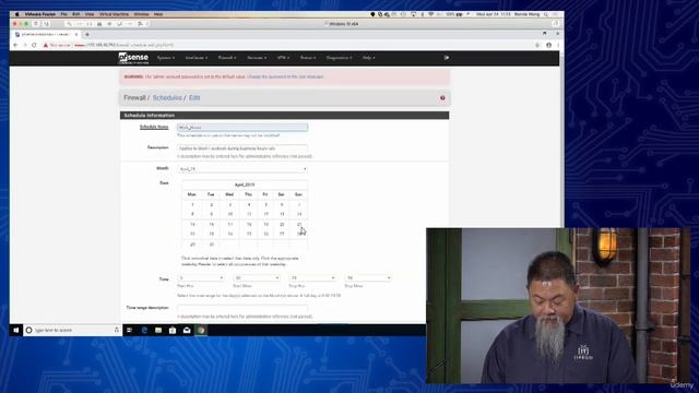 13  Setup pfSense Configure Schedules and Virtual IPs