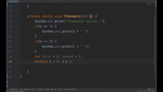 Fibonacci series program in Java in Telugu | Interview | Data structures | Algorithms