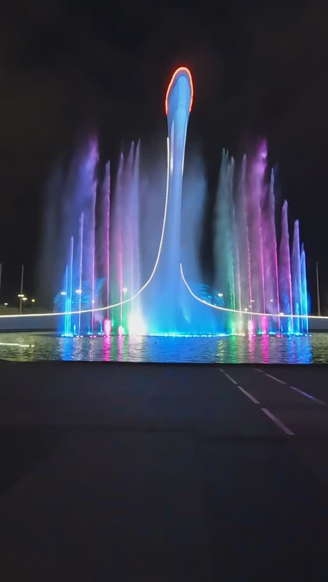 Поющие фонтаны в Олимпийском Парке СОЧИ