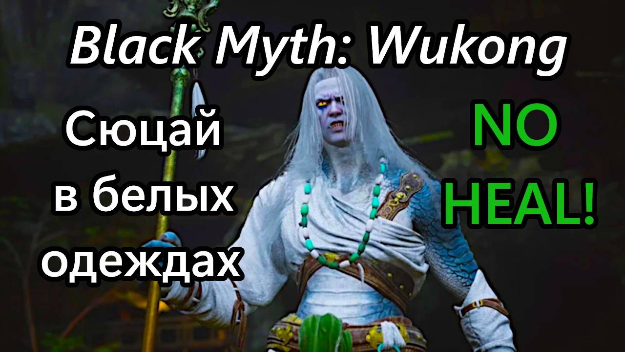 Black Myth: Wukong. Whiteclad Noble/Сюцай в белых одеждах ( No Heal )