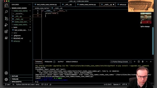 Figuring Out More On A Python Project Test Structure #LiveCoding