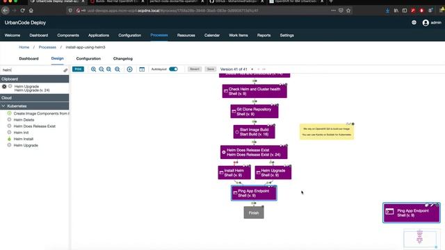 Automating Kubernetes Helm Charts using UrbanCode Deploy