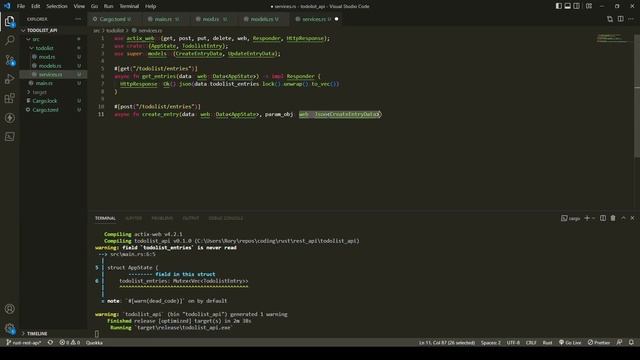 Fast Rest API - Rust + Actix Web