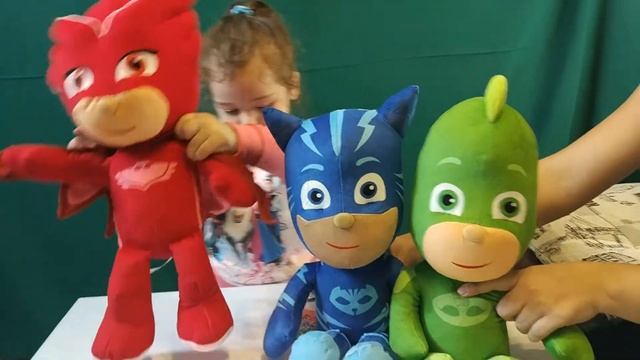 Герои в Масках большие мягкие  игрушки PJ Masks