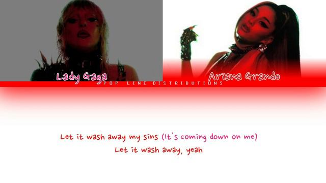 Lady Gaga & Ariana Grande - Rain On Me [Color Coded Lyrics ENG]