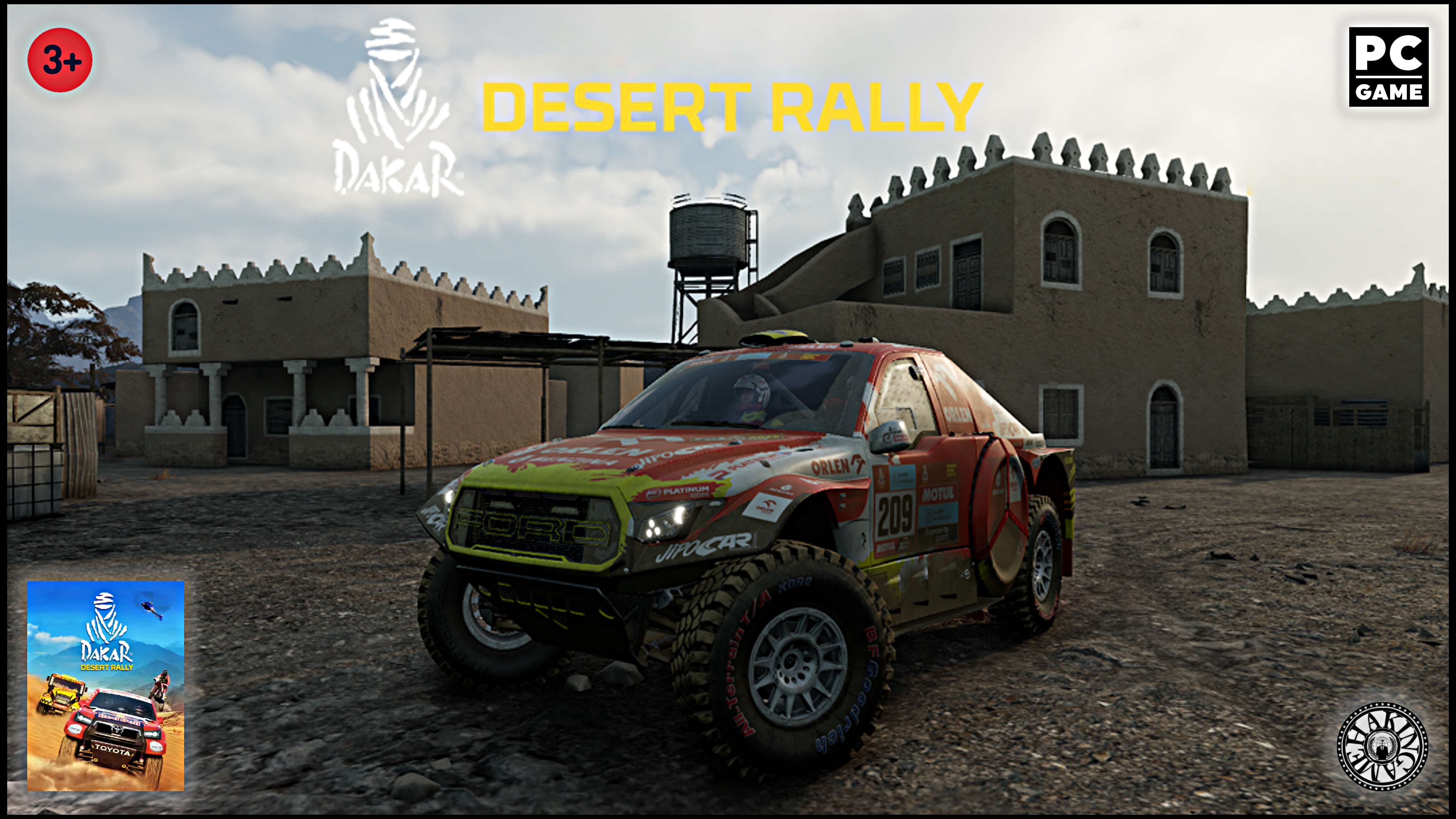 Jeddah. FORD Raptor Cross Country RS T1+. Dakar Desert Rally 2022 (PC)