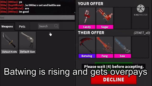 WHAT DO PEOPLE TRADE For CANDY SET? MM2
