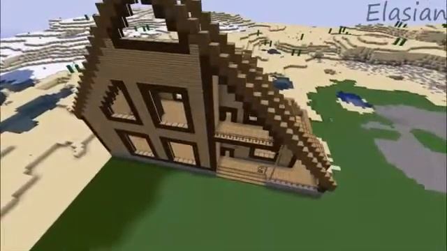 Постройка дома в Minecraft ver 3 1
