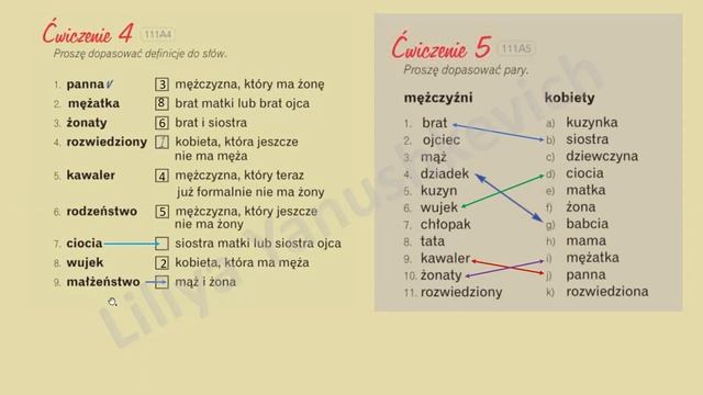 Krok po kroku A1. Урок 11, часть 1. Język polski.