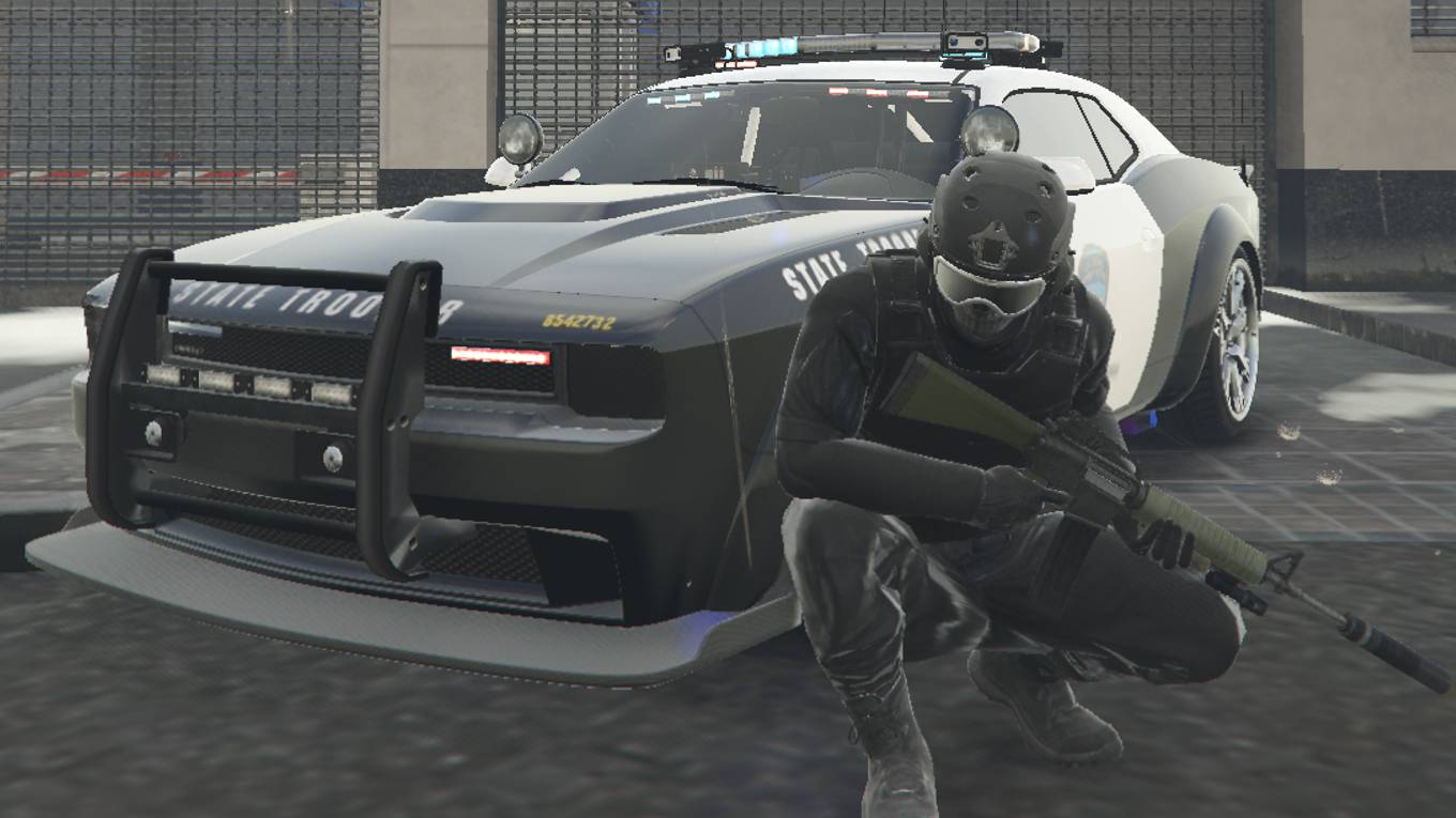 GTA 5 Online - на страже правопорядка (No Comments)