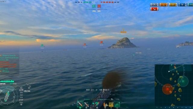 World of Warships - First Destroyer Game