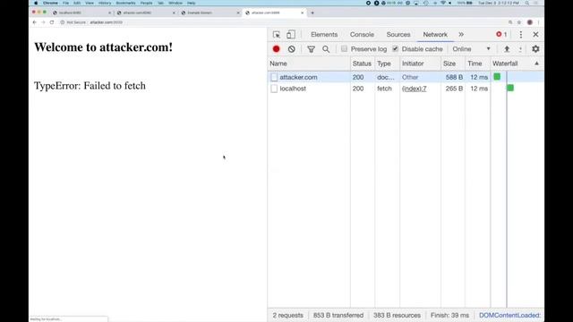 Web Security - Lecture 19 - DNS rebinding attacks