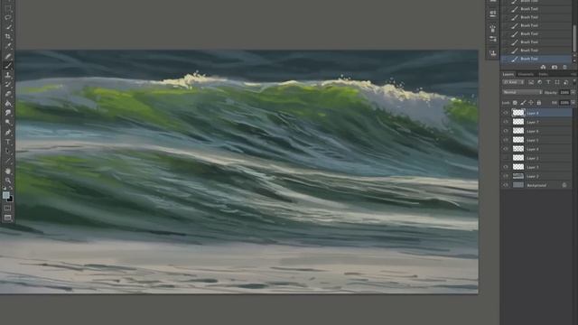 Art Lessons - Painting Water in Photoshop