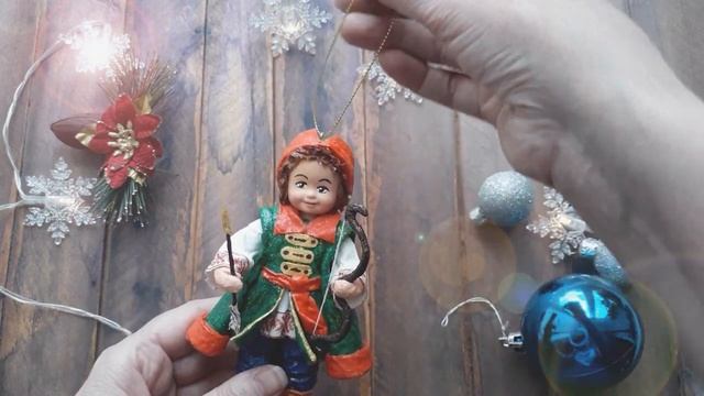 Иван-Царевич  ватная ёлочная игрушка