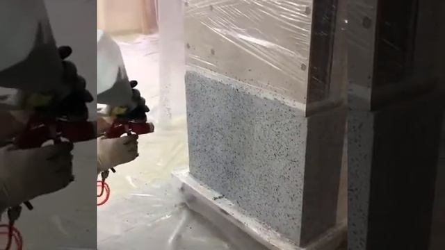 Процесс нанесения краски First