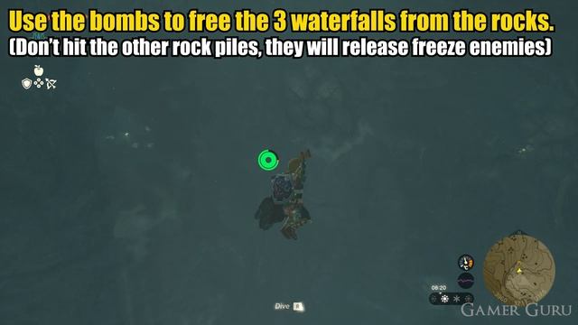 Zelda Tears Of The Kingdom - Treasure of The Secret Springs Side Quest Walkthrough