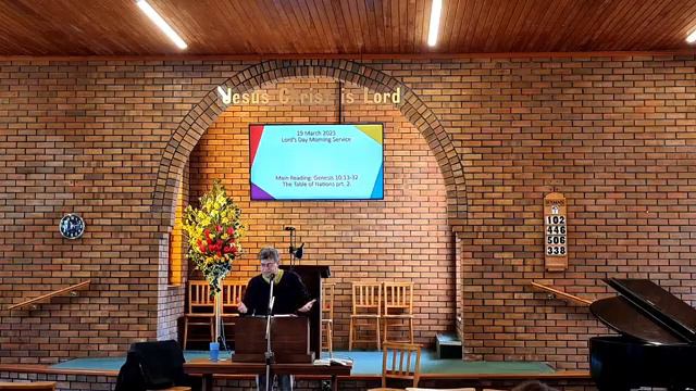 Genesis 10;13-32 The Table of Nations: Part 2