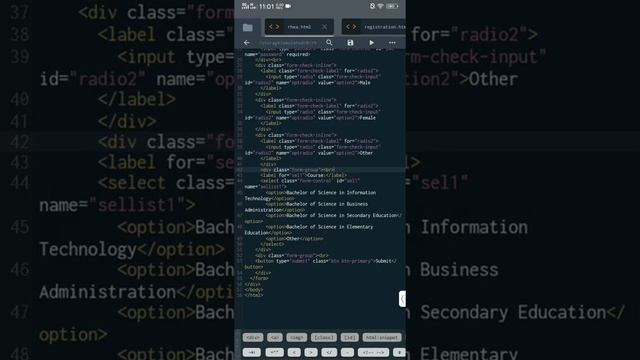 Bootstrap Registration Form