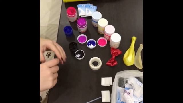 Декорирование шаров красками