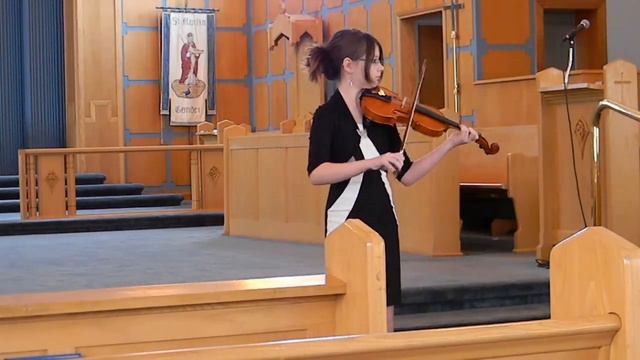 Minuet J.S. Bach violin and piano