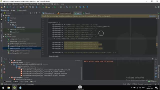 Resolve AAPT2 ERROR Android Studio 3 1