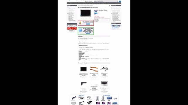 661 4590   661 5301Display Macbook Air 1 6 1 8 CTO A1237