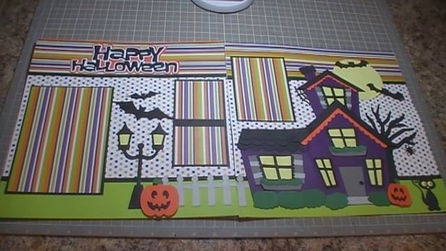 Happy Halloween Scrapbook Layout, Episode 159