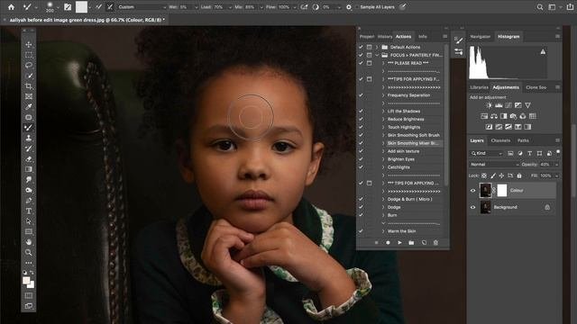 Painterly Fine Art Workflow Actions  Easy To Follow Photoshop Actions