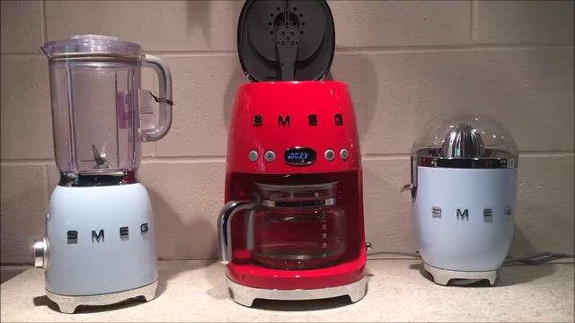 Smeg Instructional Video Drip Coffee Maker DCF01  DCF02 Tutorial - see description
