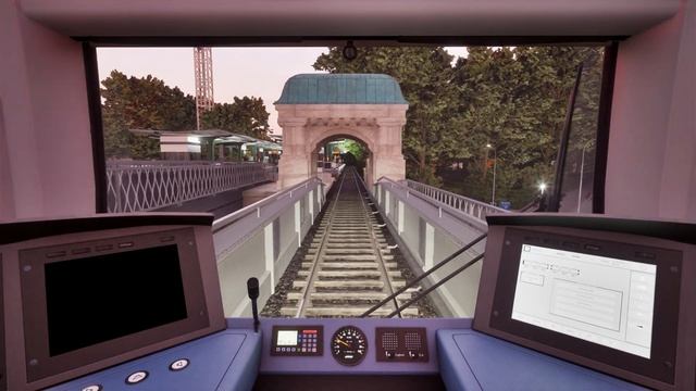 Subway Sim Hamburg | U3 line of Hamburg - First Look - 4K