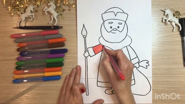 Дед мороз рисунок. Дед мороз рисунок для детей. Как нарисовать деда мороза. Рисунок Мороз Иванович