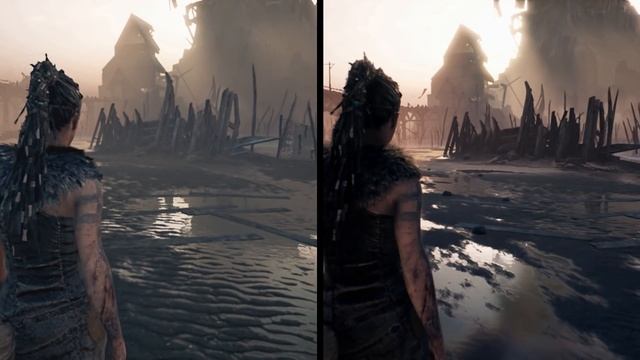 Hellblade: Senua's Sacrifice | Switch vs. Xbox One Graphics Comparison (Direct-Feed Footage)