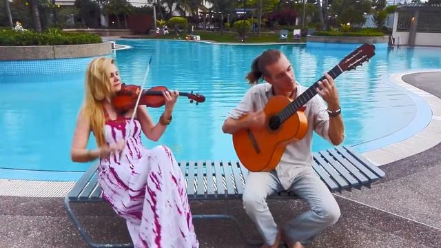 Helga & Paul , cover songs by the pool