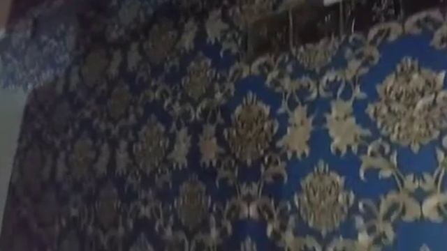 Wallpaper batik biru