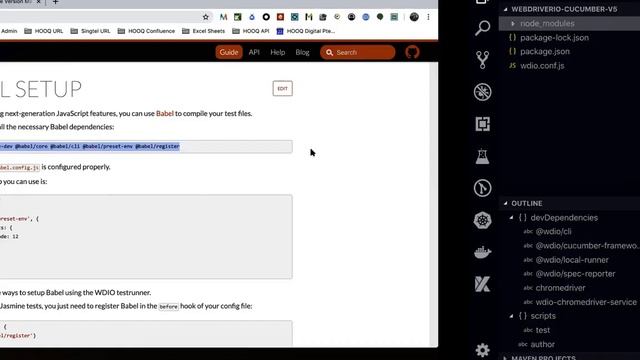 Part -5 WebDriverIO V5 with Cucumber- Set Up
