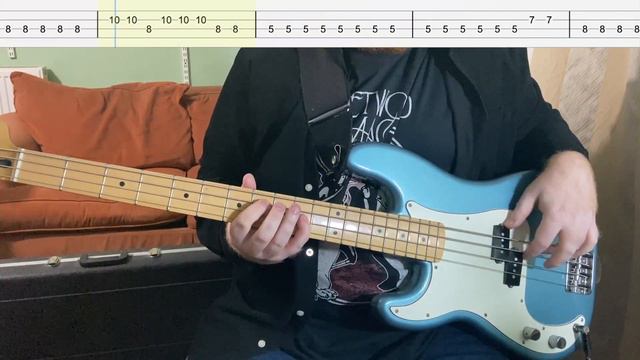 Death Cab for Cutie - Soul Meets Body (Bass Cover with Tabs)